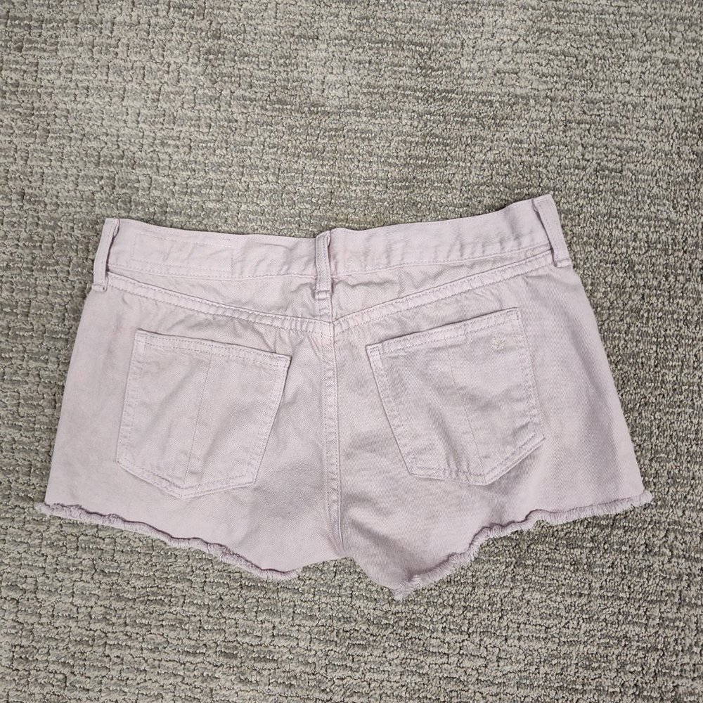 Ladies Denim Cut-Off Festival Shorts - rag & bone - Lilac Color - Size 25 - Picture 3 of 5